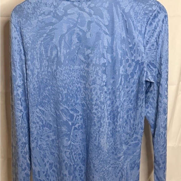 Simply Vera Vera Wang Blue Long Sleeve Top - Picture 4 of 4